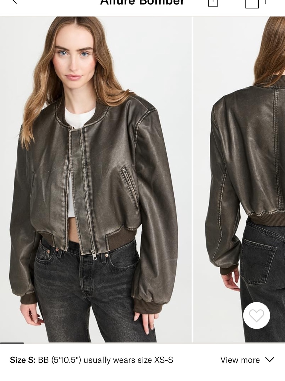 Lioness Allure Bomber Jacket - Olive Metallic